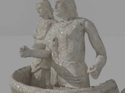 Roman Monument 4K 3D model