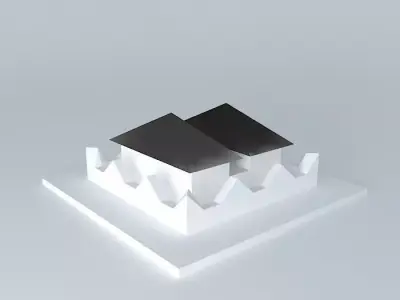 2 side House Free 3D model