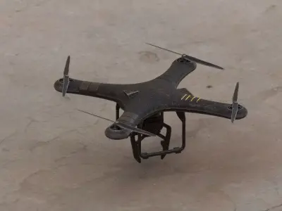 Drone Rigged 3D model