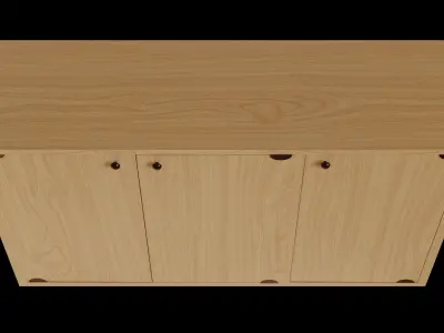 Tv table Low-poly 3D model buy