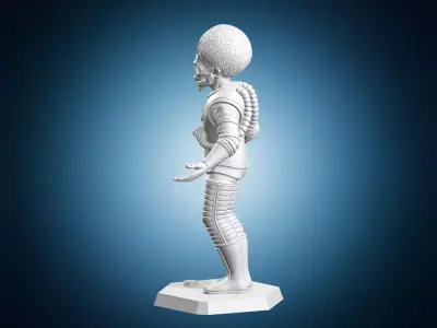 Mars Alien Miniature 3D print model