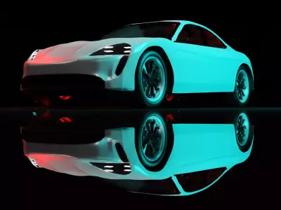 Porsche Taycan for free Free 3D model