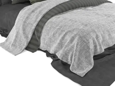 Adairs bed Free 3D model