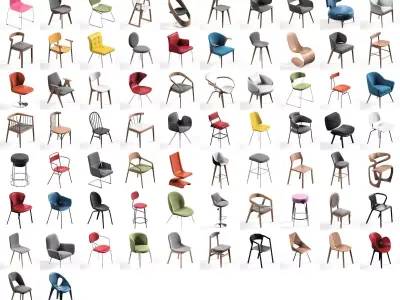 Chair Mega Pack collection 72 