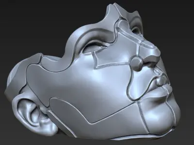 Sci-Fi Head 3D print model purchase