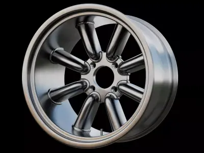RS Watanabe 8-Spoke Rim 3D model
