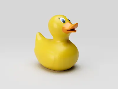 Bath Toy Rubber Duck 3D model
