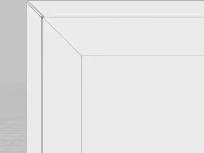 Canvas wall-art Swiss or International Typographic Style Free 3D model