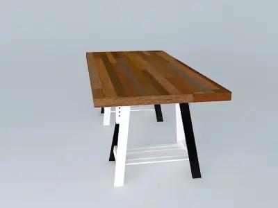 Work table Free 3D model