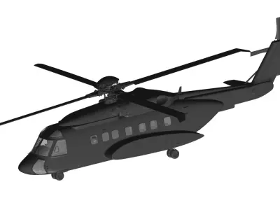 Sikorsky S-92  3D model