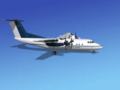 Dehavilland DHC-7 Paradise Islands 3D model
