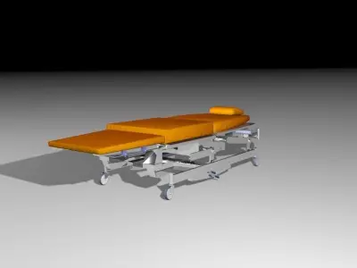 Ambulance Bed for Ambulance 3D model