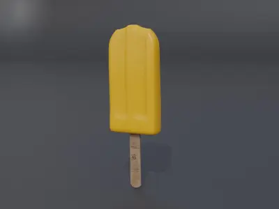 Ice Cream Low-poly 3D model