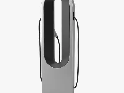 Electric Vehicle Charging Station 3D model