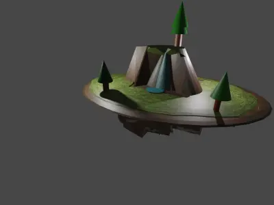 All My Models in 2021 Low-poly 3D model