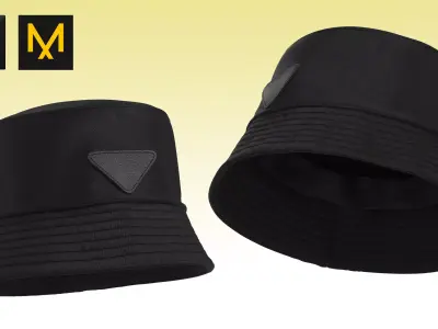 Bucket hat 3D model