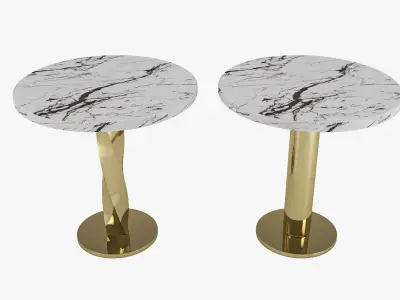 coffee table and side table 3D model