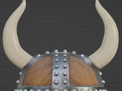 Vikings helmet 3D model