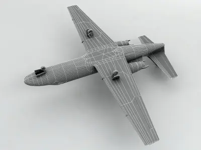 Cessna Citation Bravo Aircraft Low-poly 3D model