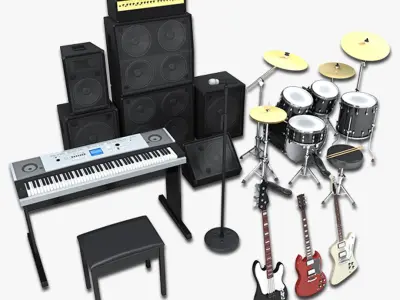 Band Set 3D model