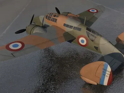 Liore et Olivier LeO-50 or SNCASE SE-100 3D model