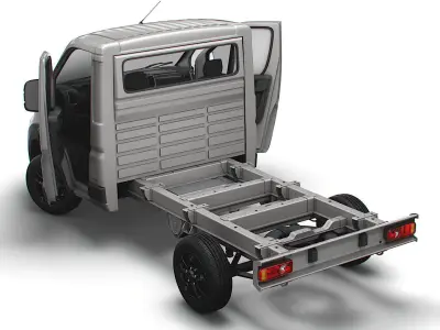 RAM Promaster Chassis HQInterior SCab 3000WB 2023 3D model
