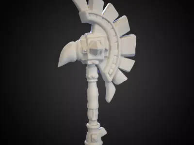 Stylized Axe 10 3D model