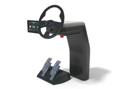 Vehicle Control Panel 3D model