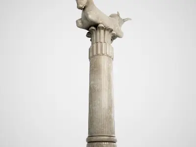 Persepolis bull column 3D model