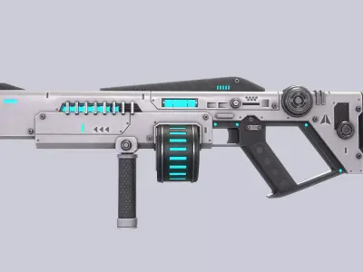 Scifi weapon collection 3D Model Pack