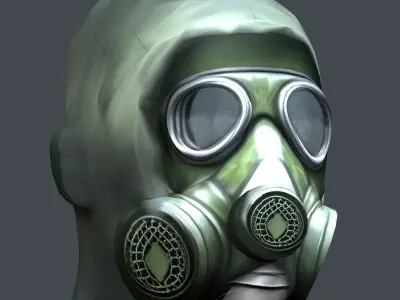 Helmet 3d model military combat Military Low-poly Low-poly 3D model