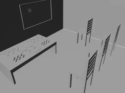 3D operation room Free 3D model