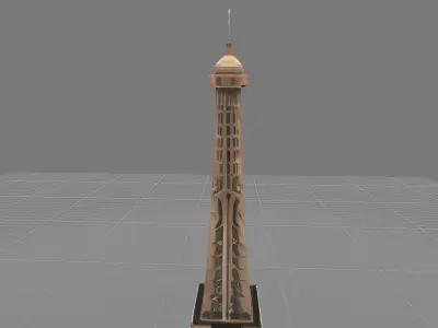 An Eiffel Tower 3d model 3D model