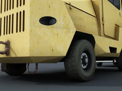 Airfield cargo truck -Harlan brand 3D model