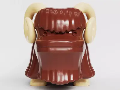 Bantha - The Complete Saga - 3D Printable Custom Lego Minifigure 3D print model