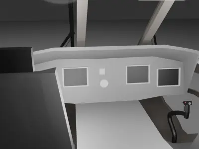 Sikorksky UH-60 Blackhawk US Army Helicopter Low-poly 3D model