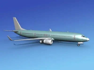 Boeing 737-900ER Jet 3D model