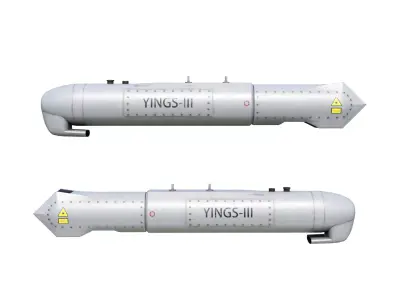 Chinese YINGS-III 330 Day Night Targeting Pod Low-poly 3D model