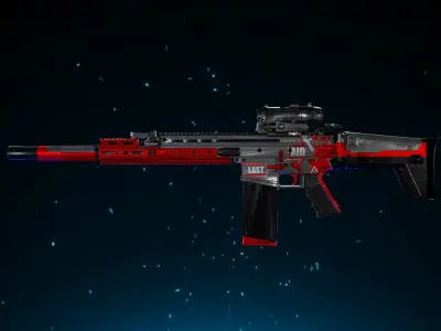 HAMR-17 Weapon Low-poly 3D model