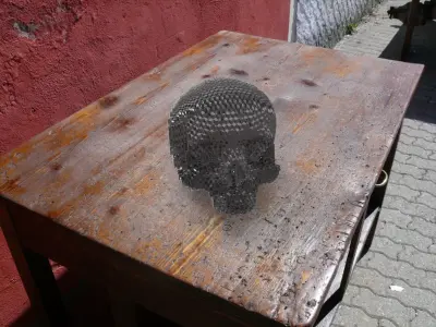 Solid Part Skull Free 3D model