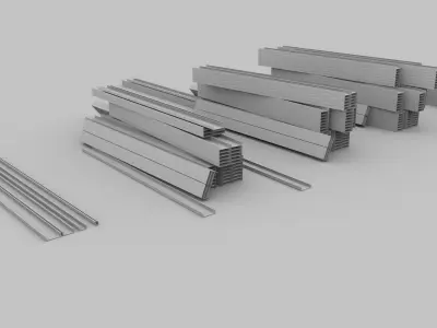 Construction Steel Framing 3D model