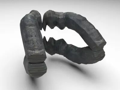 Dunkleosteus Teeth 3D model