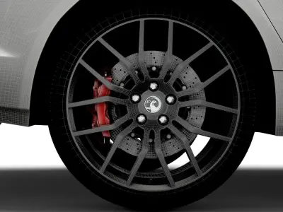 Vauxhall VXR8 2015 wheel 3D model