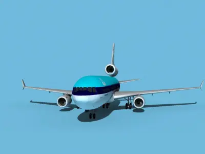 McDonnell Douglas MD-11 KLM 3D model