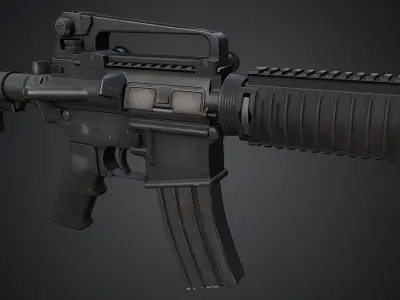 M16A4 Rifle 3D model buy