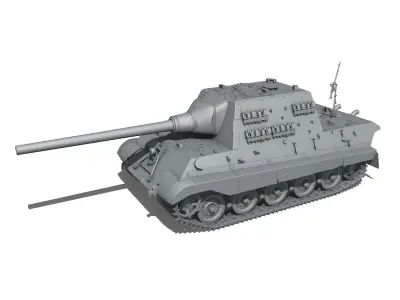 SDKFZ 186 Jagdtiger  3D model