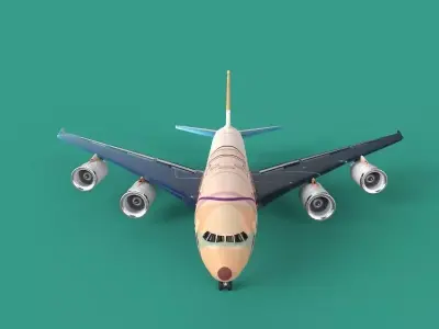 Airbus 380 3D model
