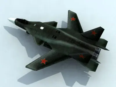 S37 Berkut Low-poly 3D model