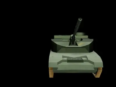 Tank in 3D Free 3D model