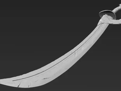 Zbrush Sword 04 3D model